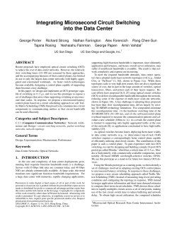 Integrating Microsecond Circuit Switching into