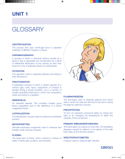 glossary - Discover the Plasma