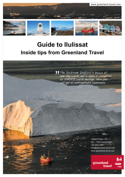 Guide to Ilulissat