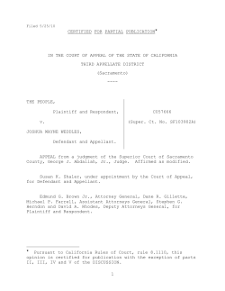 PEOPLE v. WEDDLES | FindLaw
