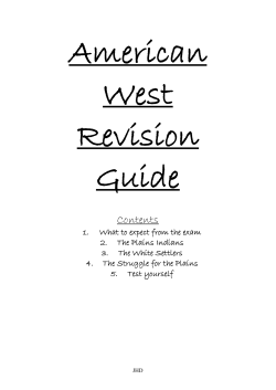 American West Revision Guide