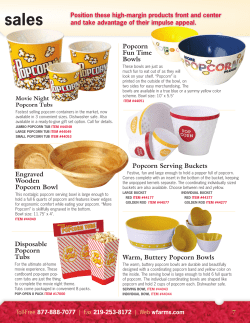 Popcorn Serving Buckets