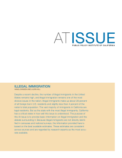 Illegal ImmIgratIon - Public Policy Institute of California