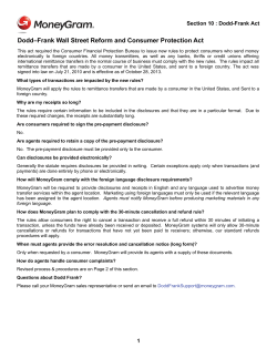 Dodd&ndash;Frank Wall Street Reform and Consumer