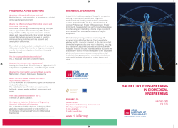 bachelor of engineering in biomedical engineering