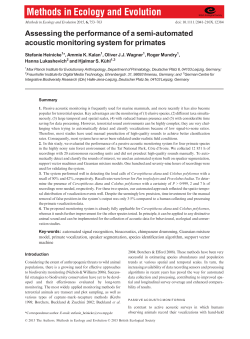 automated acoustic monitoring system for primates
