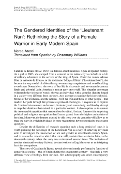 gendered identities of the lieutenant nun