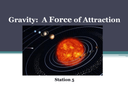 Gravity: A Force of Attraction