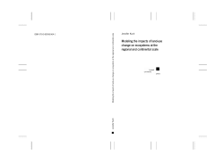 Modeling the impacts of land-use change on