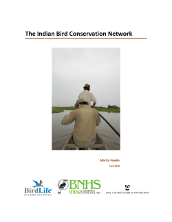 The Indian Bird Conservation Network