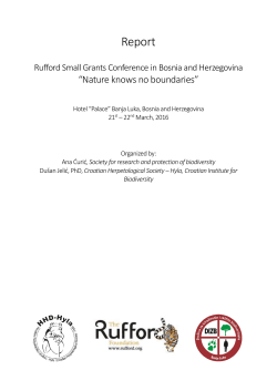 Bosnia and Herzegovina Conference 2016