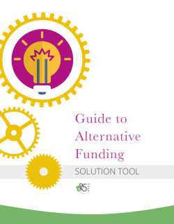 Guide to Alternative Funding