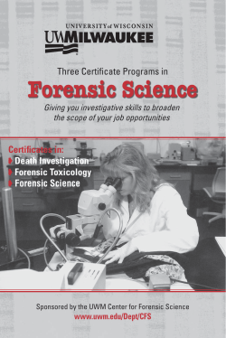 Forensic Science.