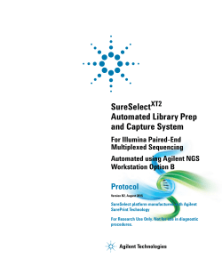 SureSelectXT2 Automated Library Prep and Capture