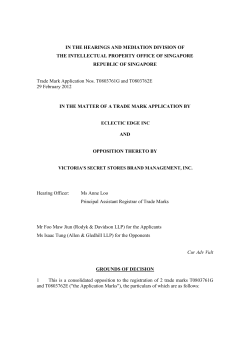 IN THE HEARINGS AND MEDIATION DIVISION OF THE