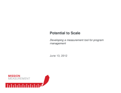 Potential to Scale - The Aspen Institute