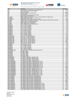 Rose Electronics GSA Schedule 70 Pricing CONTRACT