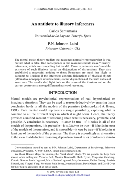 An antidote to illusory inferences