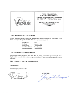 september 12, 2016 public hearing and city council