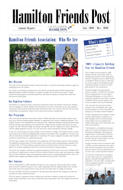 Hamilton Friends Association: Who We Are