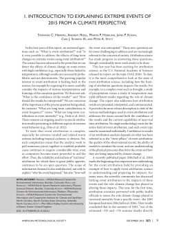 1. introduction to explaining extreme events of 2015 from a climate
