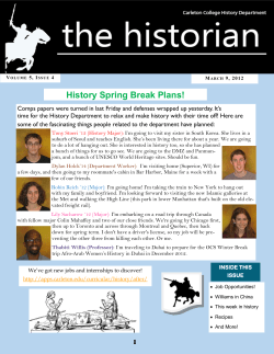 March 9, 2012 - Carleton College