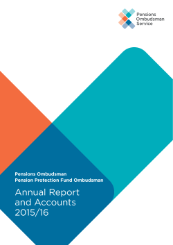 Annual Report and Accounts 2015/16