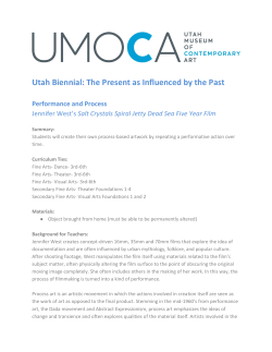 Performance and Process - Utah Museum of Contemporary Art