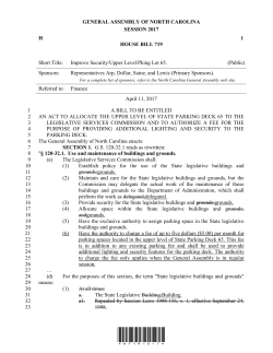 Edition 1 - North Carolina General Assembly