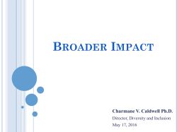 Broader Impact slides - FSU Office of Research