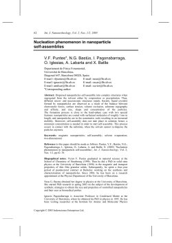 Nucleation phenomenon in nanoparticle self