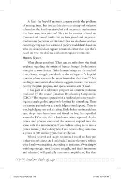 174 &bull; Creation: Facts of Life