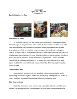 Board Report Angela Curtis &ndash; Third Grade February 8, 2017 Sample