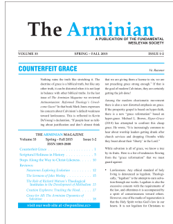 Issues 1-2 Spring-Fall 2015 Volume 33