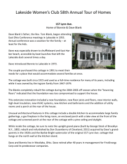 Lakeside Women`s Club 58th Annual Tour of Homes