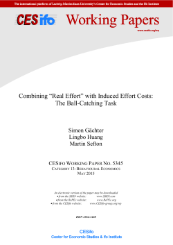 CESifo Working Paper no. 5345
