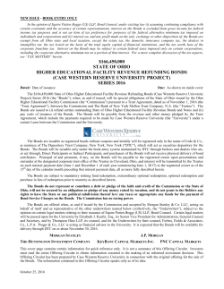 2016 Series Refunding Bonds