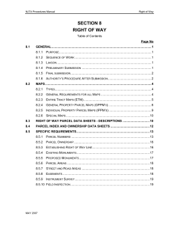 right of way - State of New Jersey