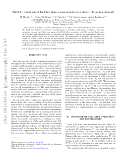 Stability enhancement by joint phase measurements in a single cold