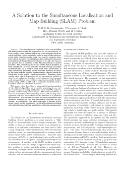 paper on SLAM mapping