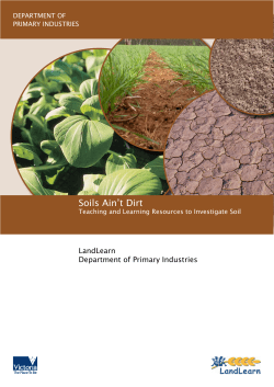 Soils Ain`t Dirt - Maroochy Waterwatch Inc