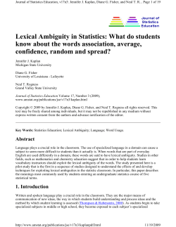 pdf version - American Statistical Association