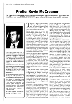 Profie: Kevin McCreanor