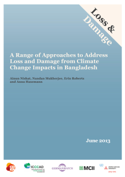 A Range of Approaches - Loss-and