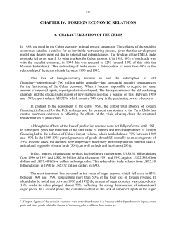 the cuban economy structural reforms and