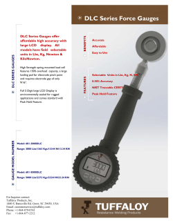 DLC Series Force Gauges