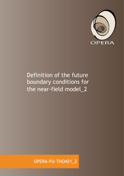 Projectplan &ldquo;OnderzoeksProgramma Berging van