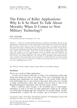 The Ethics of Killer Applications