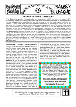 ramsey session 11 newsletter