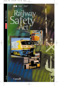 Railway Safety Act Overview